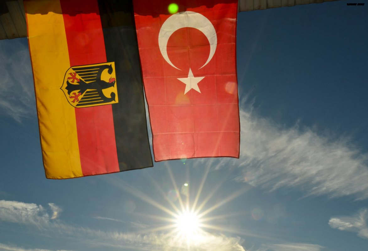 Flagge Deutschland und Türkei